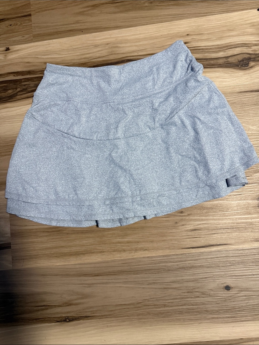 Kyodan Silver Glitter Layered Skort